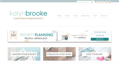 Desktop Screenshot of kalynbrooke.com